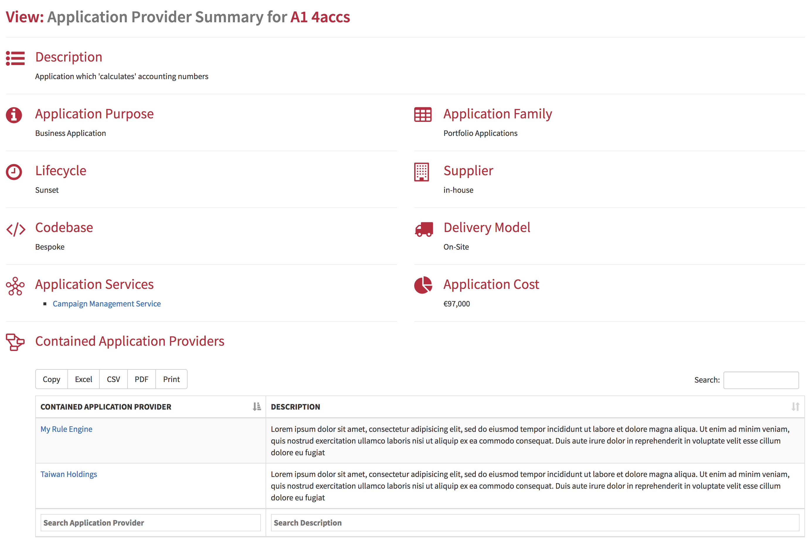 App Provider Cost Snap