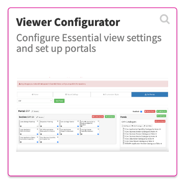 Viewer configurator