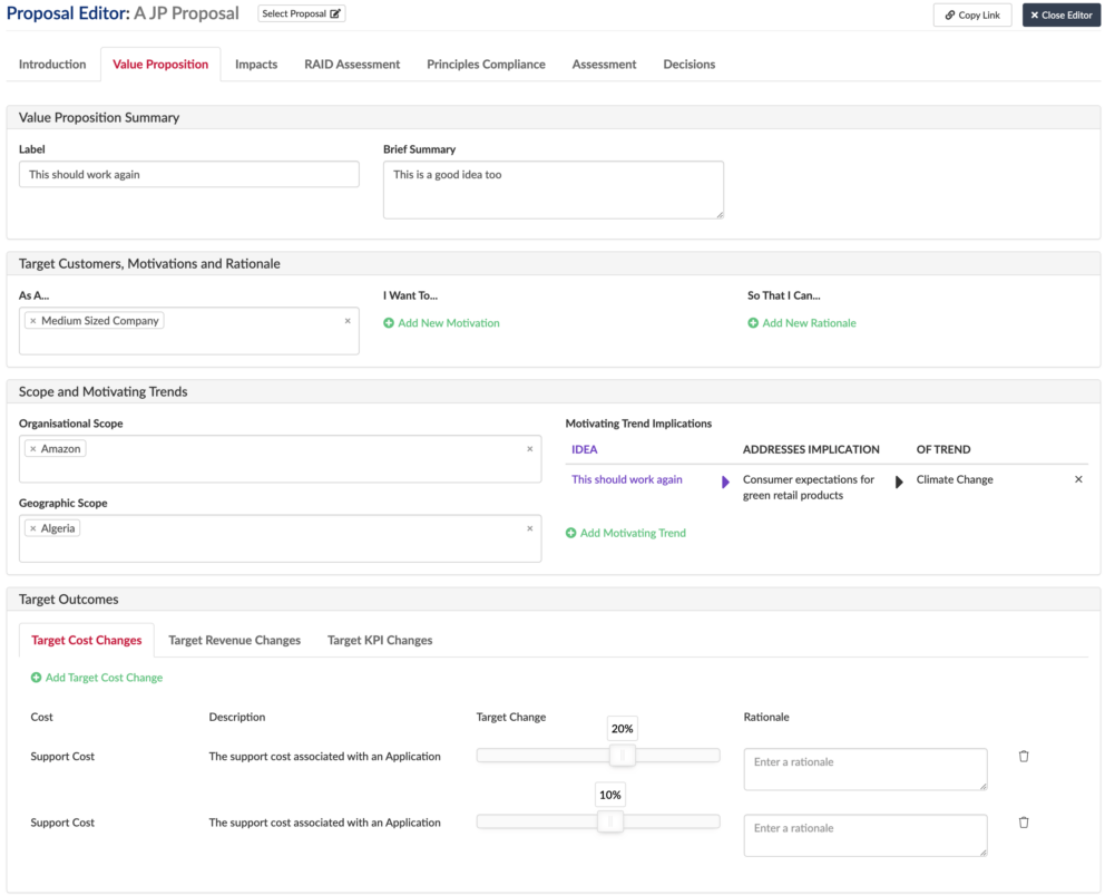 Proposal Editor (Cloud/Docker) | The Essential Project